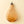 Recycled Vintage Pear Ornament, Peach