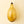 Recycled Vintage Lemon Ornament, Gold