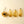 Recycled Vintage Lemon Ornament, Gold