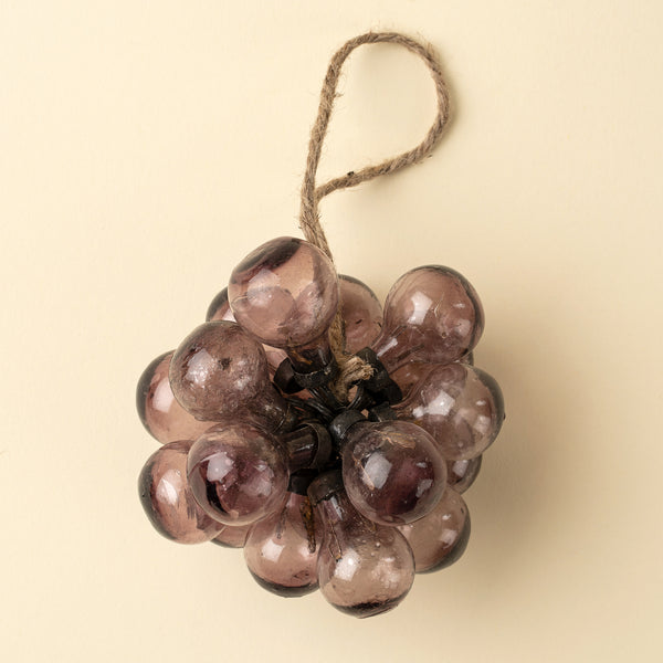 Recycled Bubble Bunch Ornament, Plum