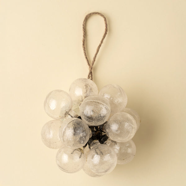 Recycled Bubble Bunch Ornament, Clear