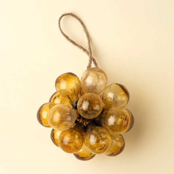 Recycled Bubble Bunch Ornament, Gold