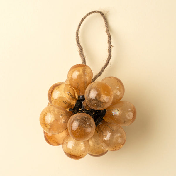 Recycled Bubble Bunch Ornament, Peach