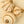 Striped Paper Mache Ornaments S/3, Gold