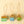 Village Paper Mache Ornaments S/3