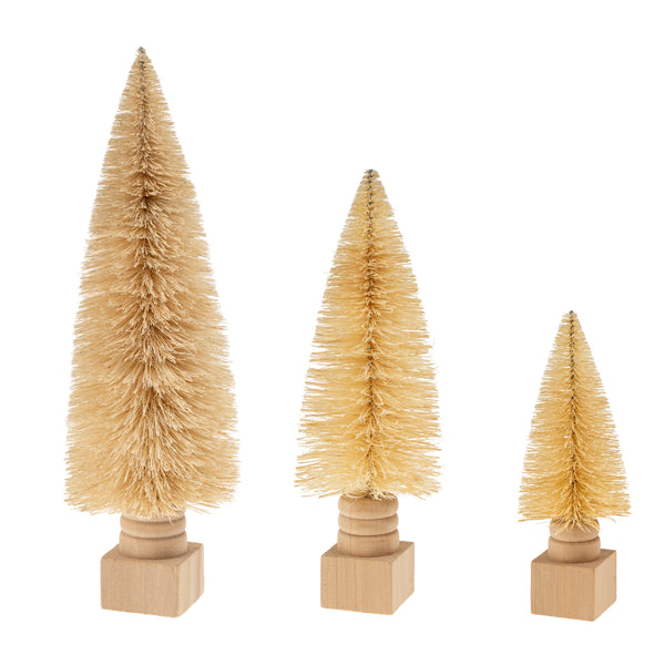 Sisal Bottle Brush Tree on Base S, Natural