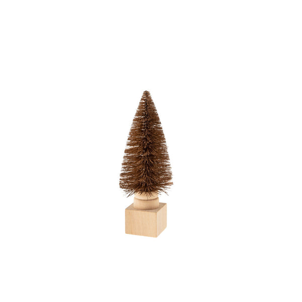 Sisal Bottle Brush Tree on Base S, Brown