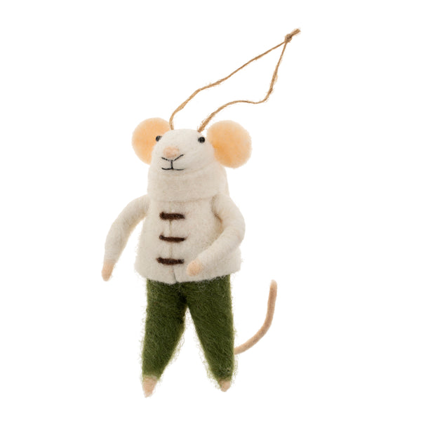 Ambrose Mouse Holiday Ornament