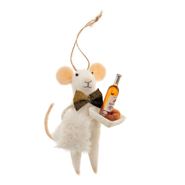 Sommelier Mouse Holiday Ornament