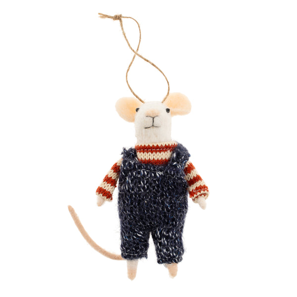 Quincy Mouse Holiday Ornament