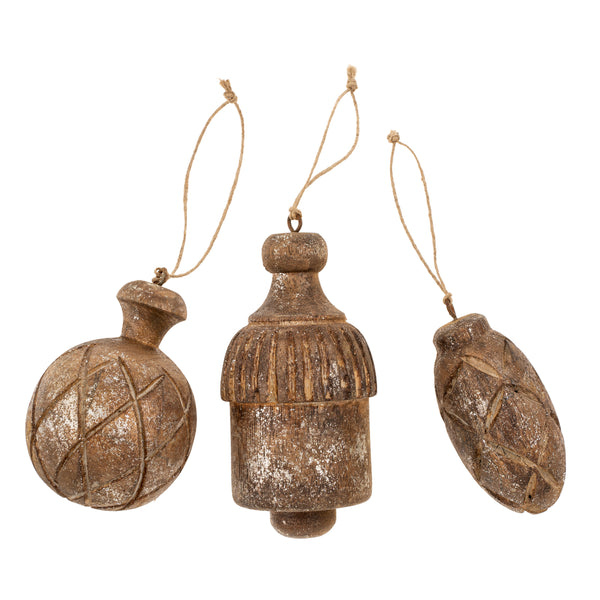 Wooden Cone Ornament