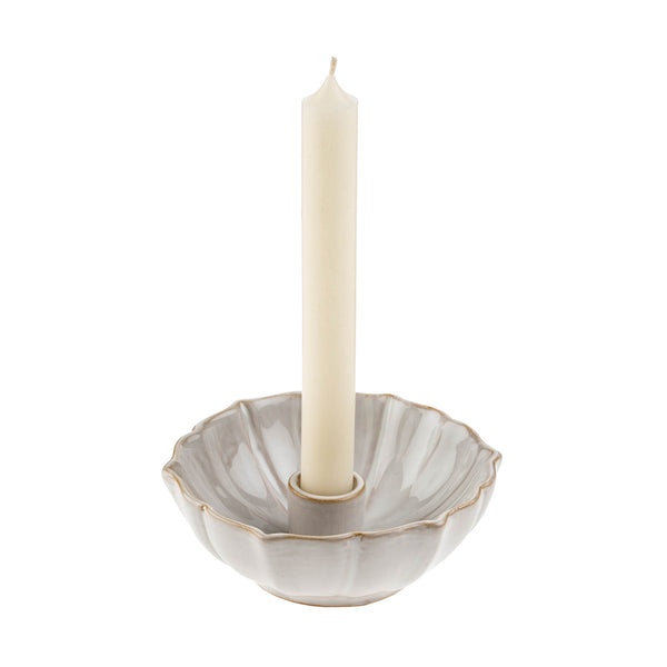 Lotus Candleholder, White