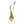 Diamond Droplet Holiday Ornament L, Gold
