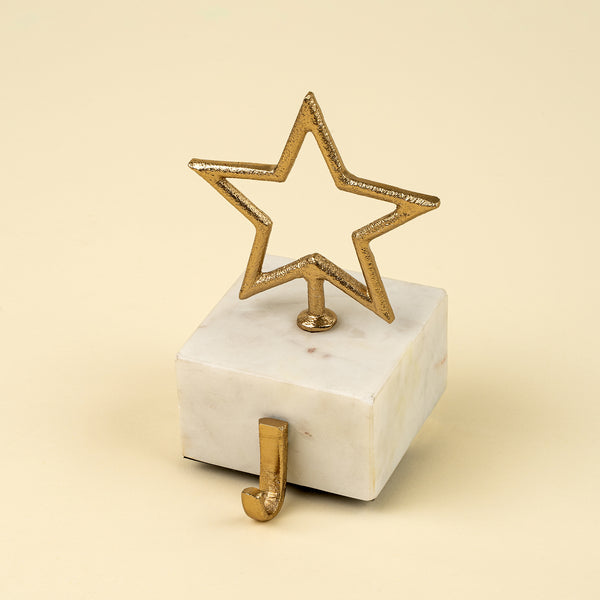 Star Marble Stocking Holder