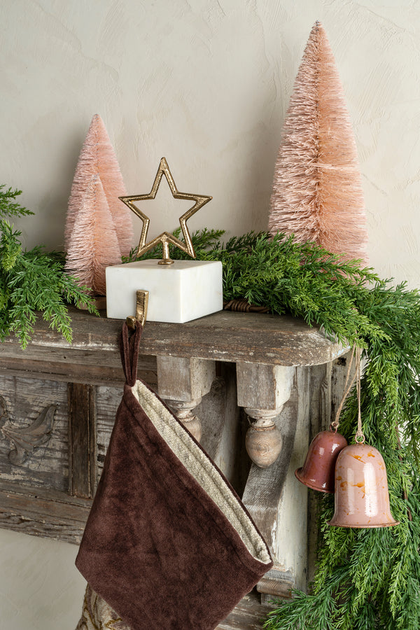 Star Marble Stocking Holder