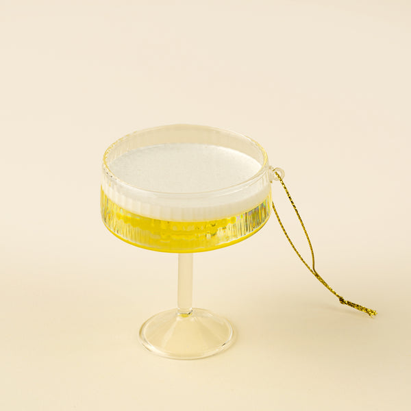 Champagne Coupe Holiday Ornament