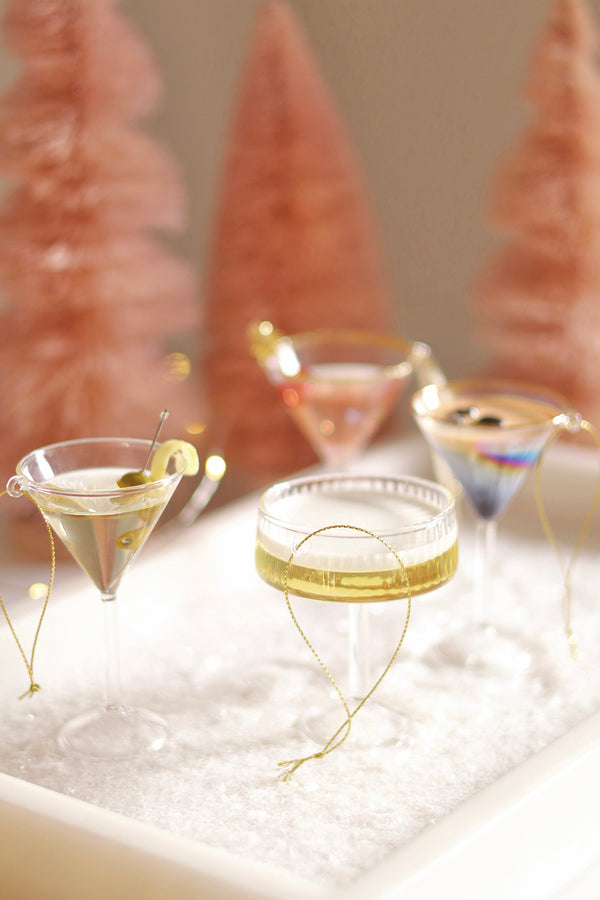 Champagne Coupe Holiday Ornament