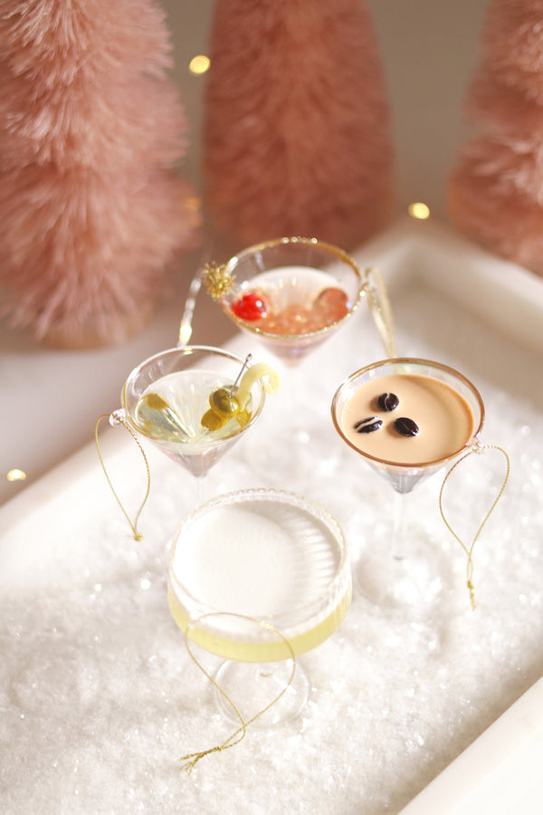 Merry Martini Holiday Ornament