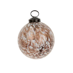 Confetti Glass Ornament S, Gold