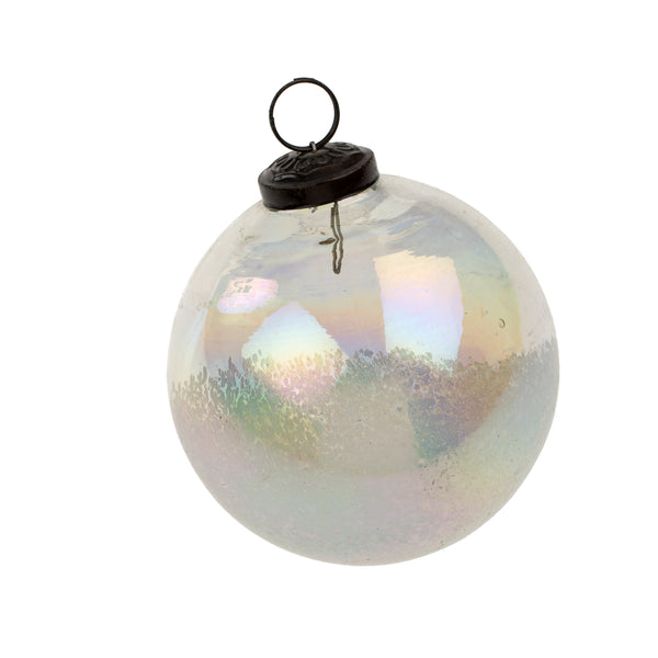 Iridescent Glass Ornament L