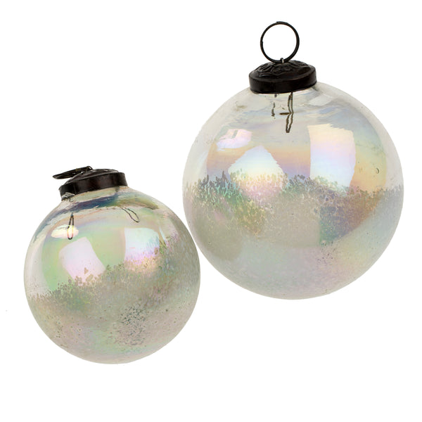 Iridescent Glass Ornament L