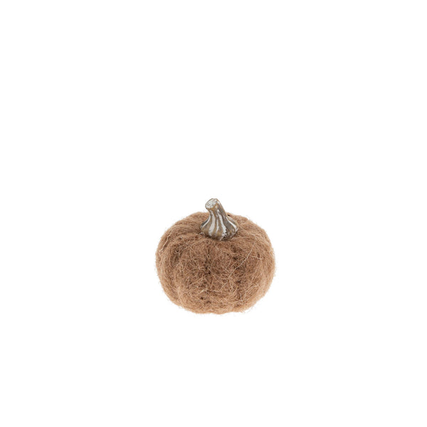 Felt Pumpkin XS, Terracotta