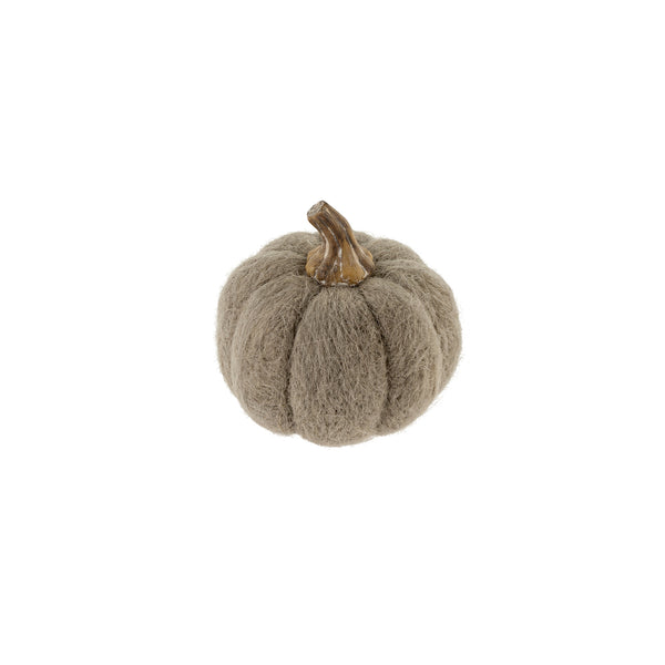 Felt Pumpkin S, Grey