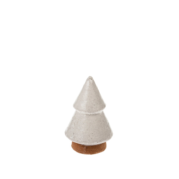 Raw Clay Christmas Tree S, White