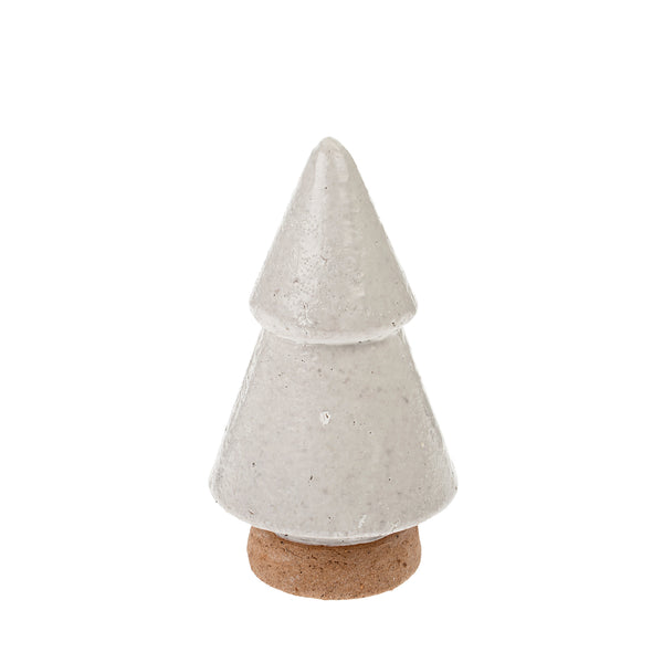 Raw Clay Christmas Tree M, White