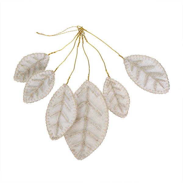 Beaded Magolia Leaves Bundle