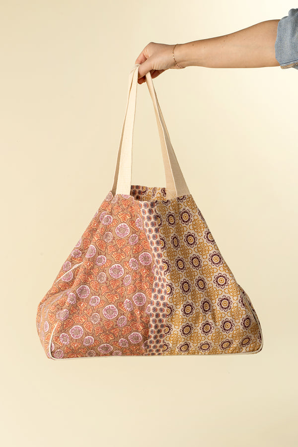 Cleo Market Bag, Peach