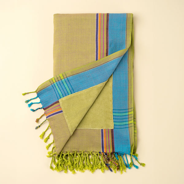 Kikoy Beach Towel/Sarong, Green