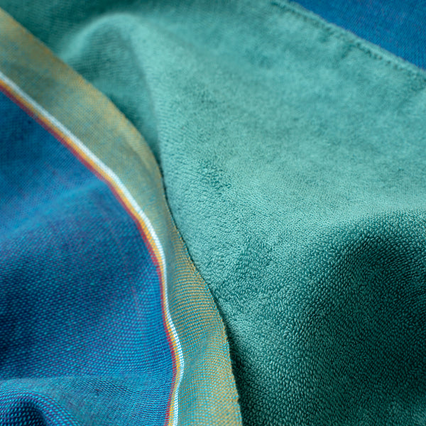 Kikoy Beach Towel/Sarong, Teal