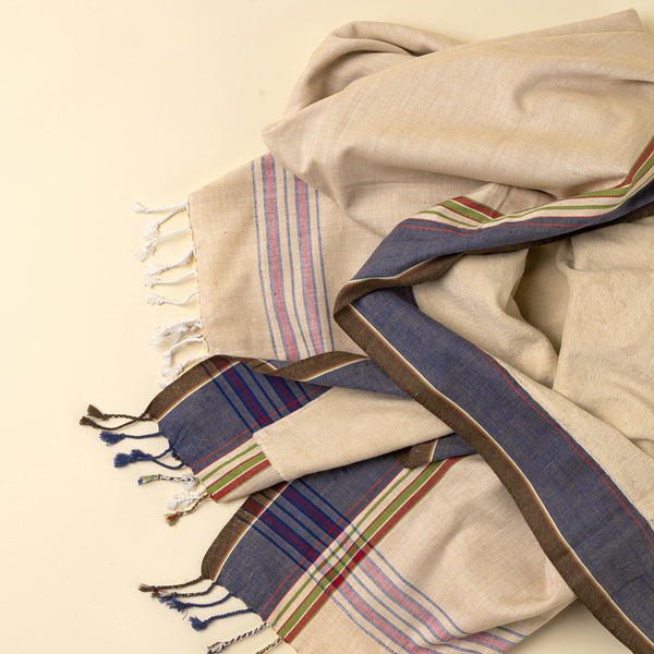 Kikoy Beach Towel/Sarong, Natural