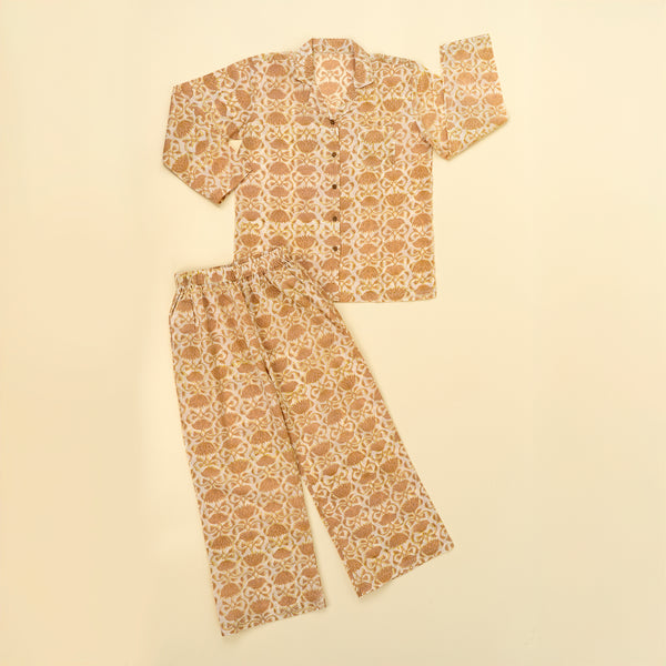 Loti Block Print Pyjama Set - S/M