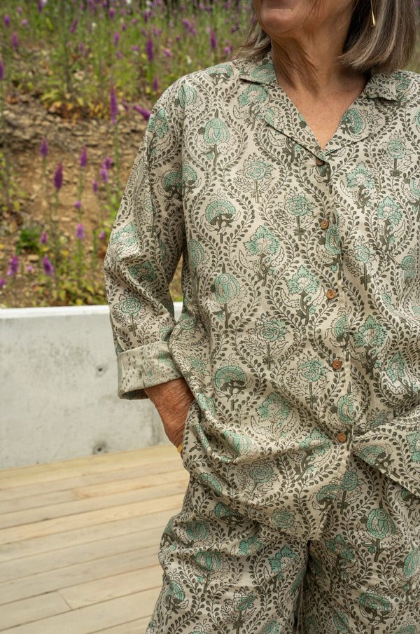 Lalita Block Print Pyjama Set - L/XL