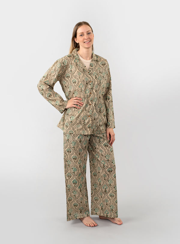 Lalita Block Print Pyjama Set - S/M