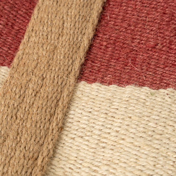 Jute Basket Bag, Pink