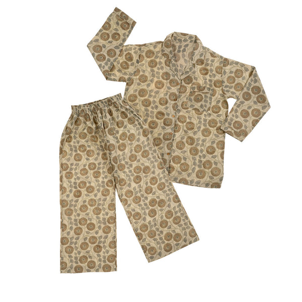 Kalli Block Print Pyjama Set - L/XL