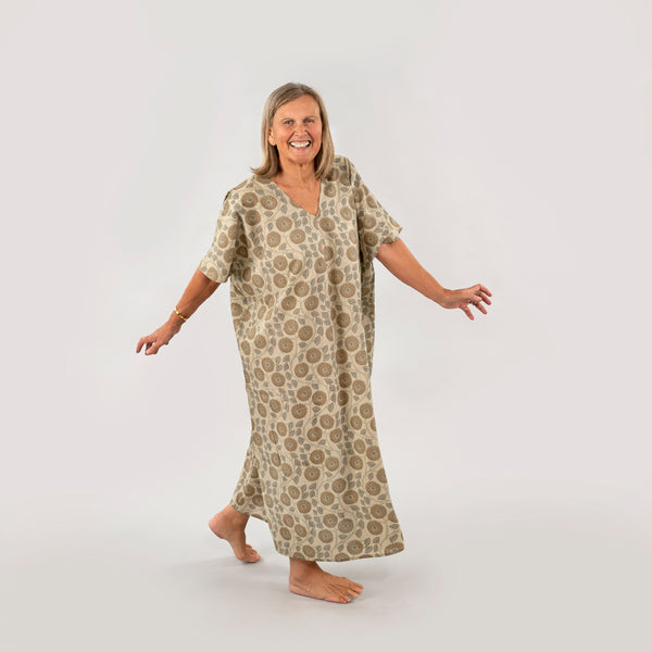 Kalli Block Print Kaftan