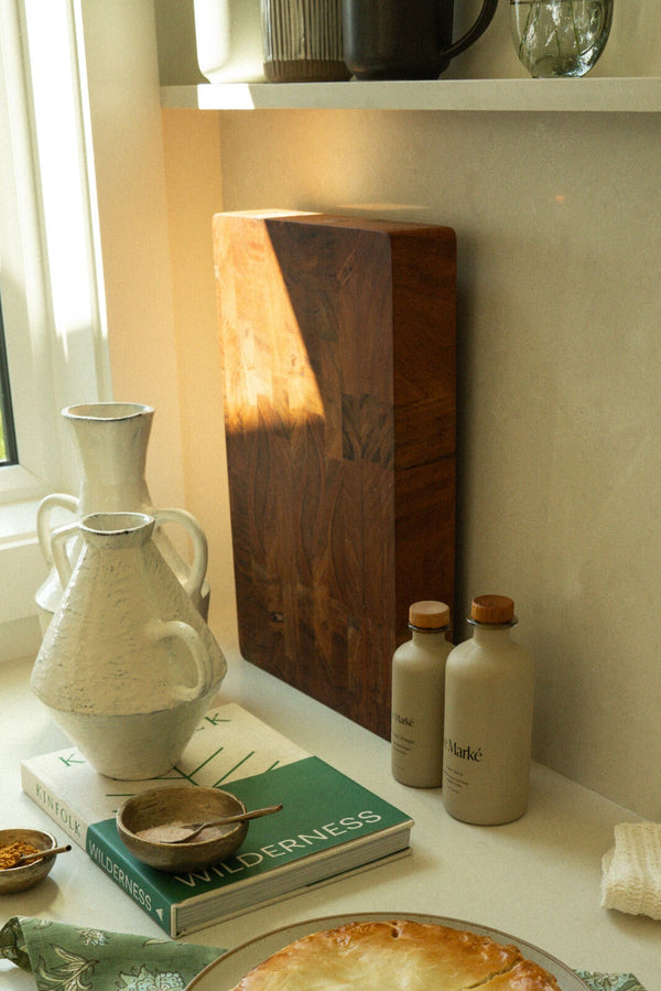 End Grain Butcher Block, Rectangular