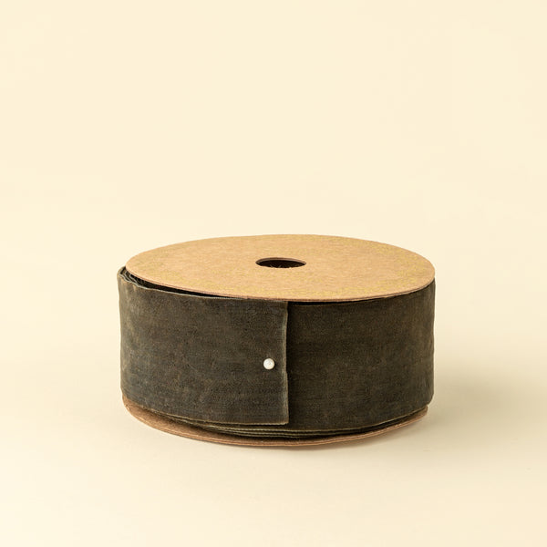 2" Velvet Ribbon on Spool - 10M, Deep Green