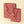 Laurel Block Print Gift Bag S, Ruby