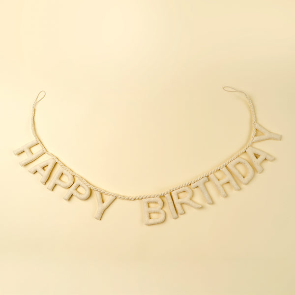 Happy Birthday Felt Garland