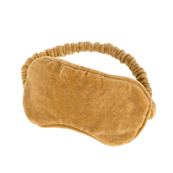 Velvet Eye Mask, Camel