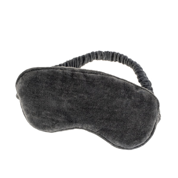 Velvet Eye Mask, Blue Graphite