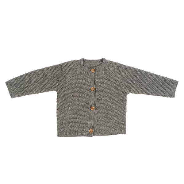 Briar Knit Cardigan 0-6 Months, Grey