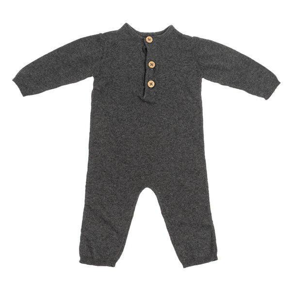 Riley Jumpsuit 6-12 Months, Charcoal