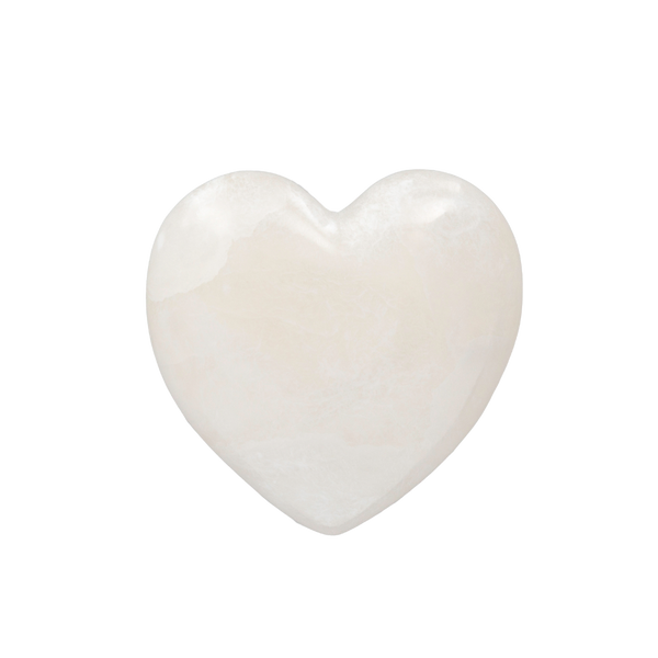 Alabaster Stone Heart L