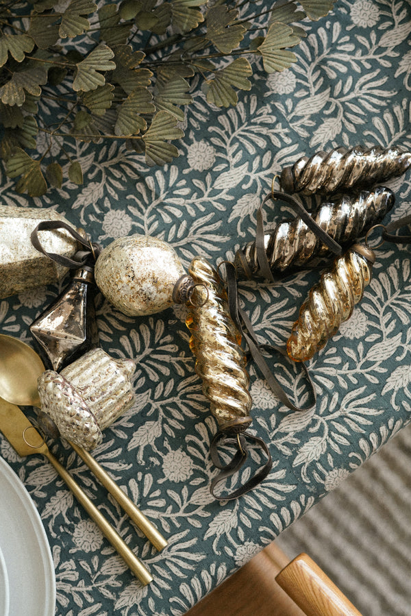 Tulsi Block Print Tablecloth